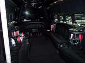 Inside of Limo Bus