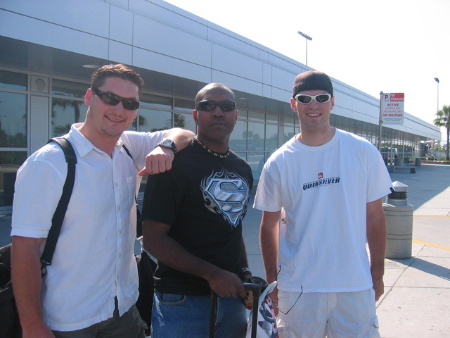 EJ, Mike, Jamie @ Airport