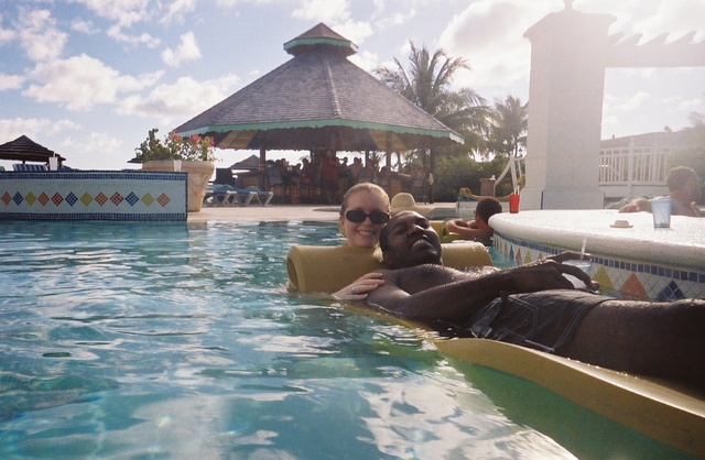 Lounging in the Pool