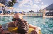 Lounging in the Pool