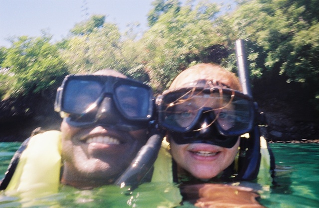 Katie & Mike - Snorkeling in Martinique