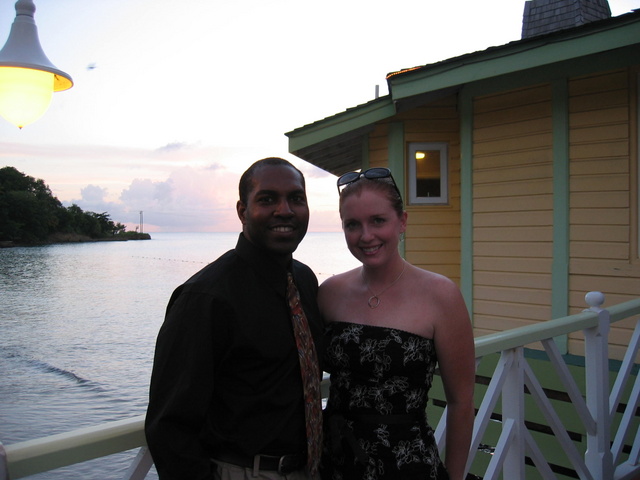 Us at Halcyon\'s Pier Restaurant