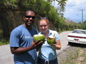 Drinking Coconut Water