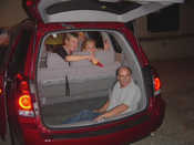 Tony in the trunk