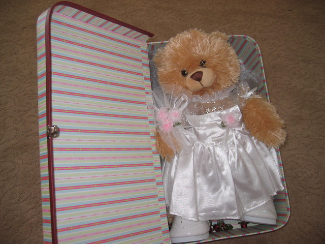 Bella's Gift - Bride Build-a-Bear & Suitcase