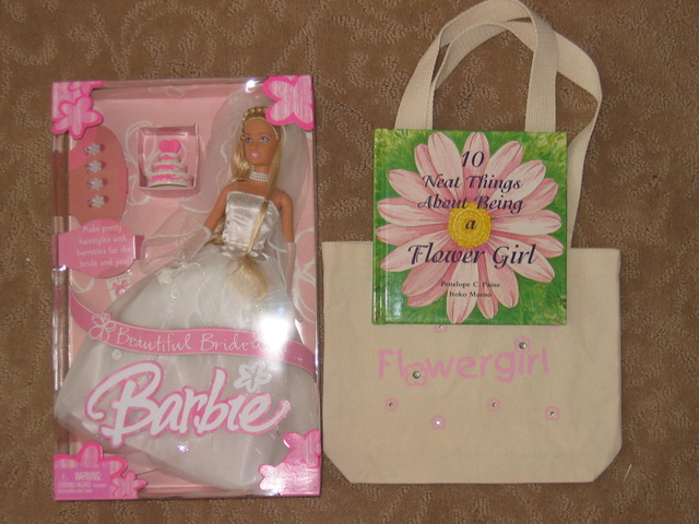 Flowergirl Gift - Tote, Book, Bride Barbie