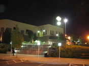 Outside stadium