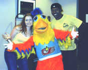 Katie, The Chicken, and Mike
