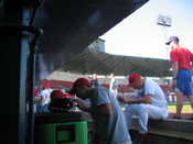 A view from the dugout