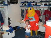 The Chicken and a chicken baby